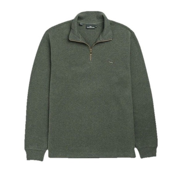 NEW Rodd & Gunn Forrest Green 1/4 zip Mock Neck Pullover Sweater $128 Men's 3XL - Picture 1 of 7